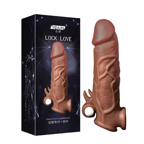 Lock Love Condom With Vibration 1